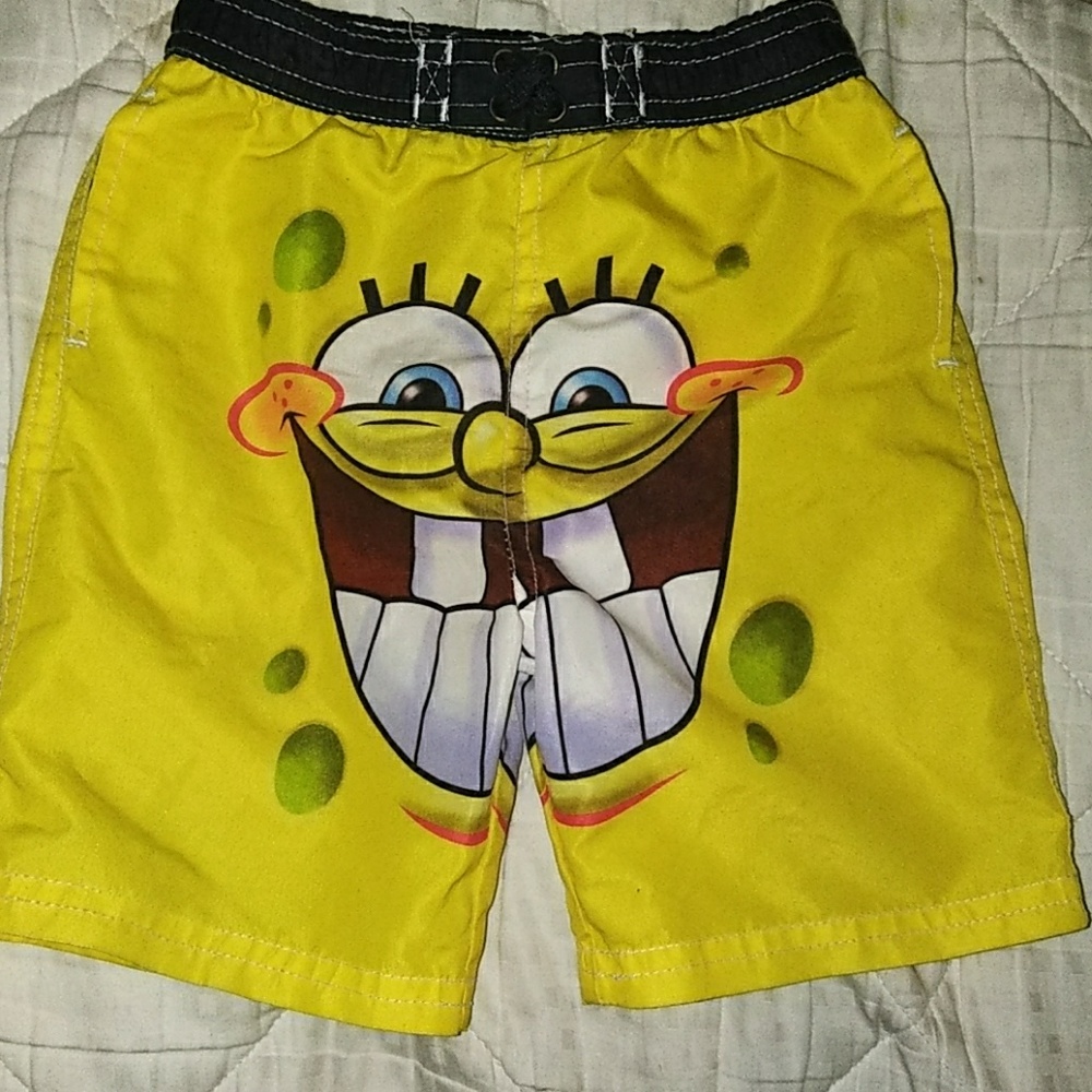 Sponge bob swim trunks